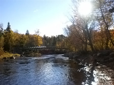 Paysage d'automne - pont