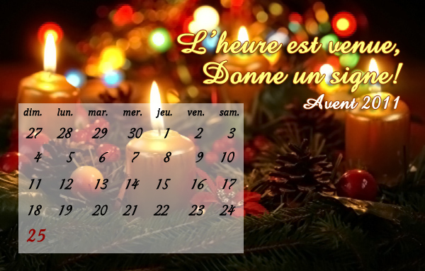 Calendrier de l'Avent 2011