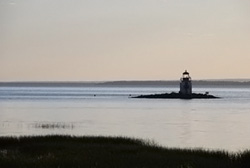 Phare au coucher du soleil